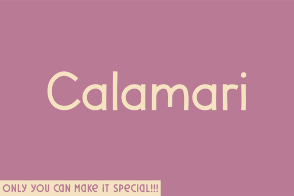 Calamari Typeface: A Handwritten Review for Makers and Sellers