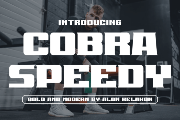 Cobra Speedy: A Modern Sans Serif Typeface for Editorial Design