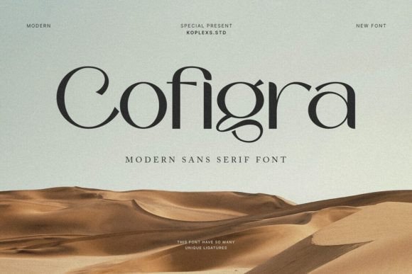 Cofigra Typeface Review: A Classy Sans Serif for Modern Branding