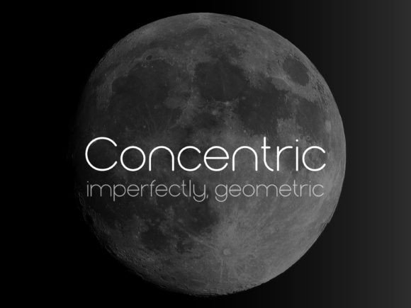 Concentric: A Modern Sans Serif Typeface for Clean Digital Branding