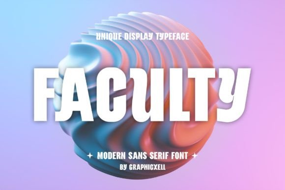 Faculty Typeface: The Balanced Font for Professional Branding