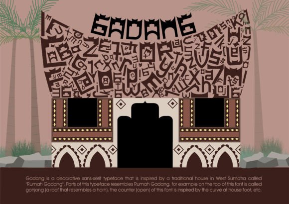 Gadang: A Decorative Typeface That Elevates Small Business Branding