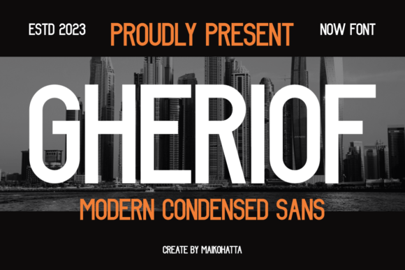 Gheriof Typeface Review: A Slim Sans Serif for Modern Editorial Design