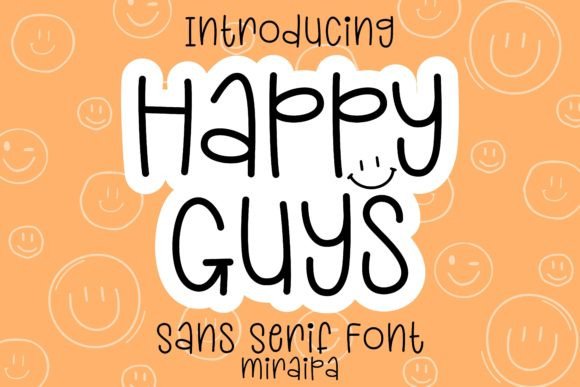 Happy Guys: The Quirky Sans Serif Font for Scroll-Stopping Social Media Graphics