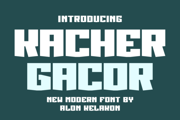 Kacher Gacor: A Modern Sans Serif Font for Clean Web Design