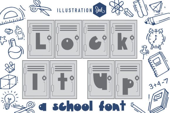 Lock It Up: The Playful Decorative Font for Scroll-Stopping Social Media Graphics