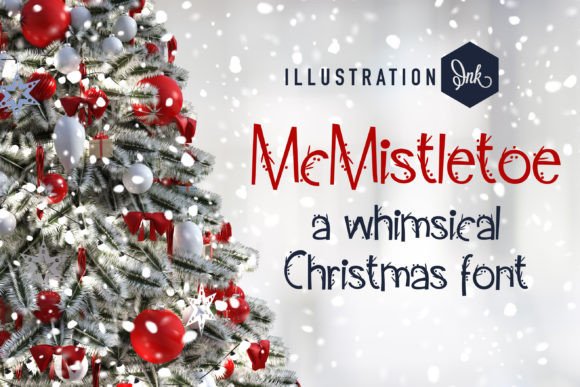McMistletoe: A Hand-Crafted Decorative Typeface for Festive Editorial Design