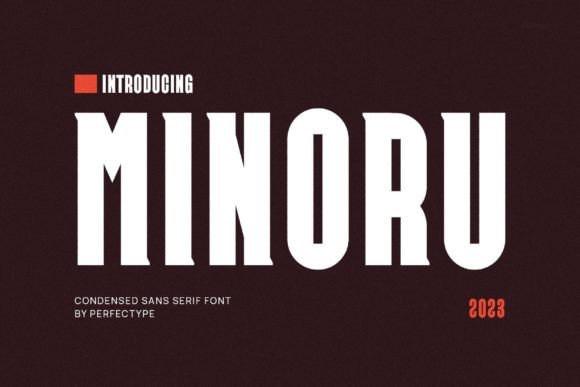 Minoru Typeface: A Balanced Sans Serif for Modern Brand Identity