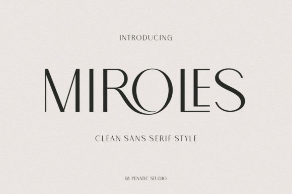 Miroles: The Clean Sans Serif Font for Scroll-Stopping Marketing