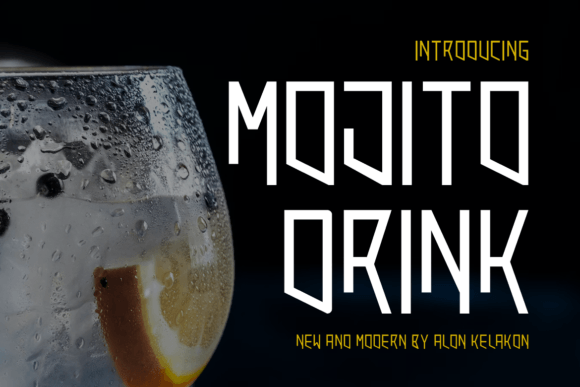 Mojito Drink Typeface: Elevate Your Small Business Brand Identity
