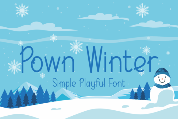 Pown Winter: A Stylish Sans Serif Font for Modern Brand Identity