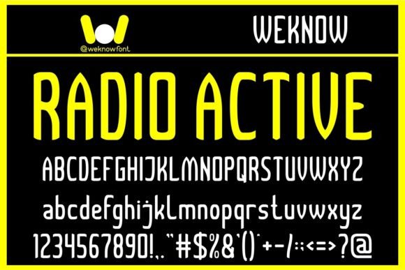 Radio Active Typeface Review: A Bold Serif for Modern Brand Identity