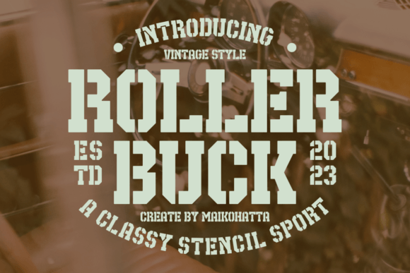 Roller Buck: A Dynamic Sans Serif for Bold Editorial Design