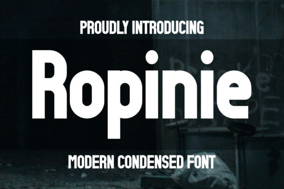 Ropinie Typeface Review: Bold Display Font for Campaign Graphics