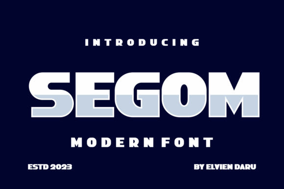 Segom: The Modern Sans Serif Typeface for Crafters and Brand Builders