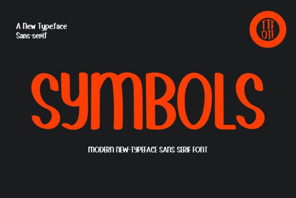 Symbols: A Quirky Serif Typeface for Bold Editorial Design