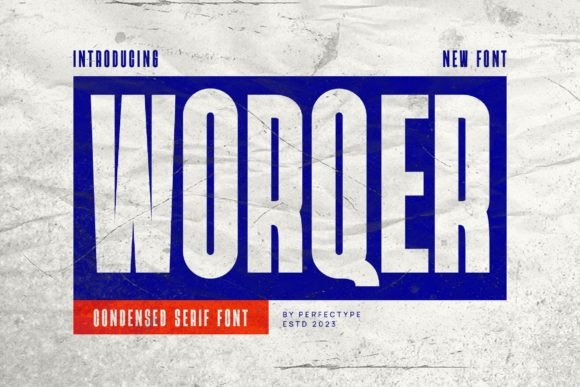 Worqer: The Balanced Sans Serif Typeface for Modern Crafters
