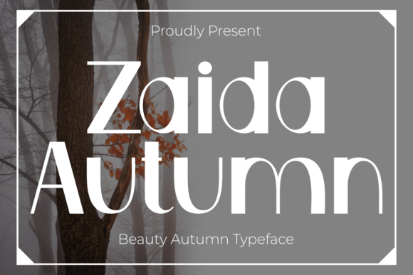Zaida Autumn: A Creative Font for Seasonal Campaigns
