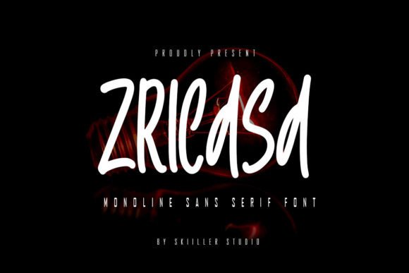 Zricasa: The Playful Sans Serif Font for Bold Brand Identity